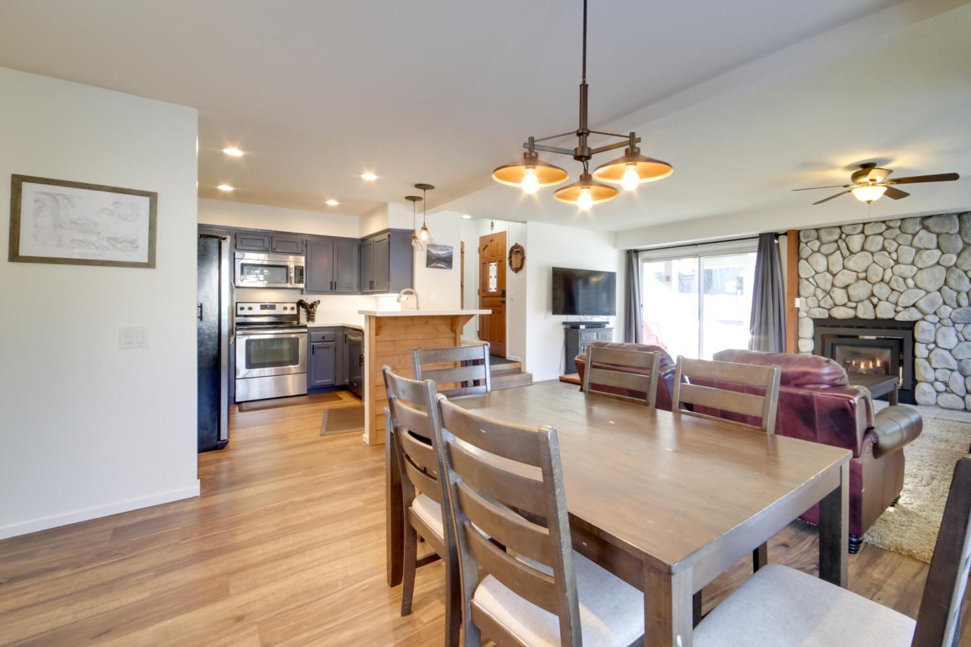 Snowcreek Resort Condo With Deck At Mammoth Mountain 马姆莫斯湖 外观 照片